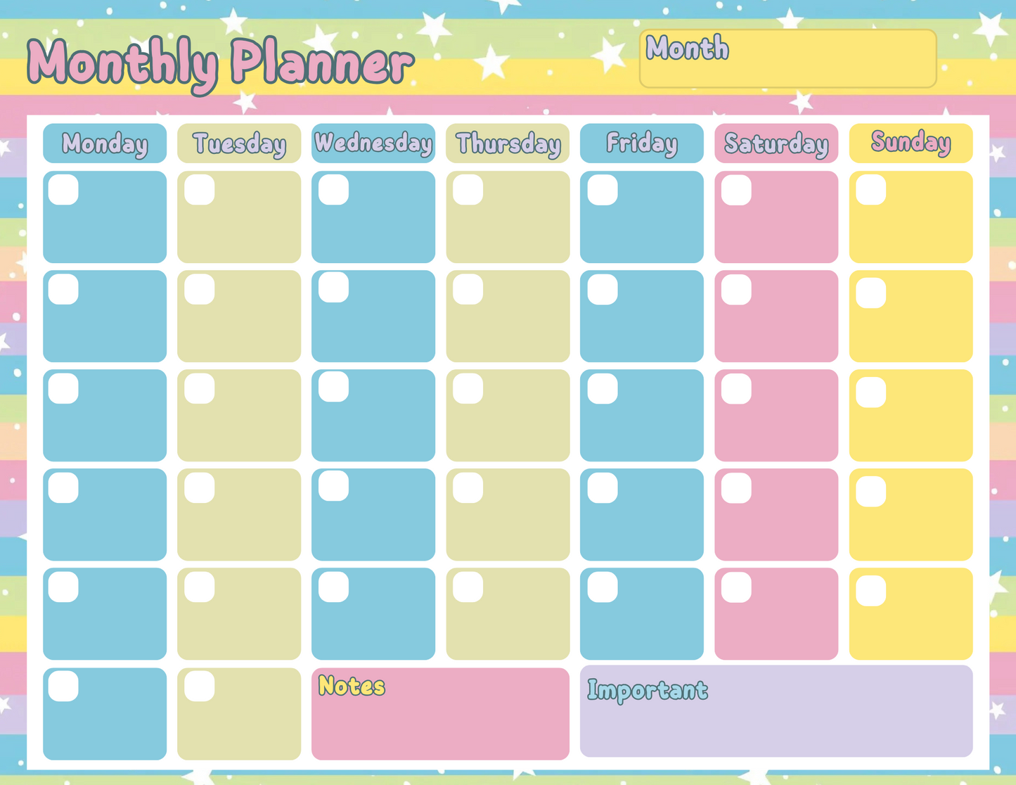 Planners and Calendars - Tear-Away