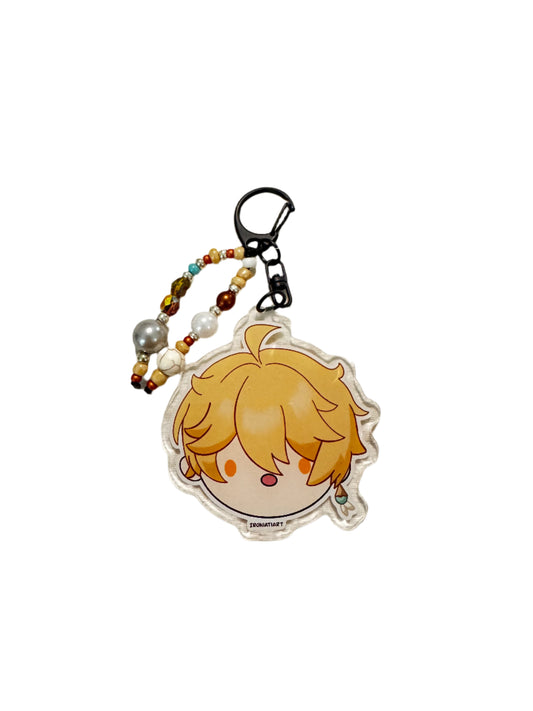 Custom Clear Acrylic Keychains - Genshin Impact