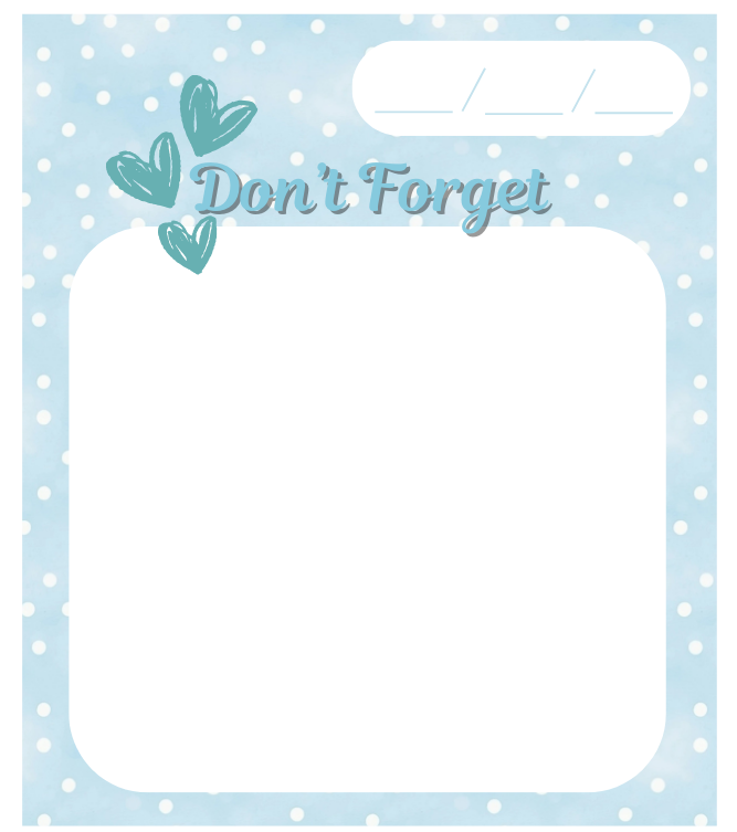 Note Pads - Tear-away