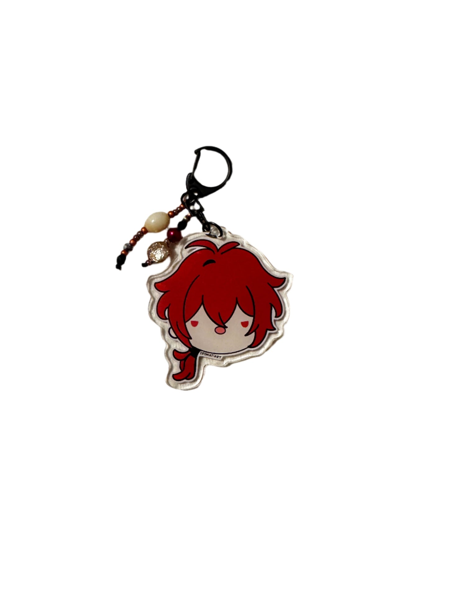 Custom Clear Acrylic Keychains - Genshin Impact
