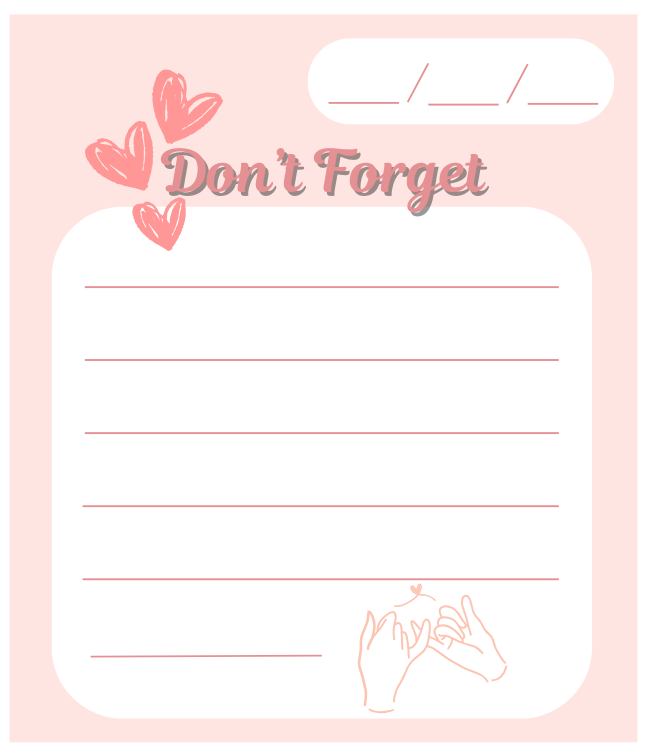 Note Pads - Tear-away