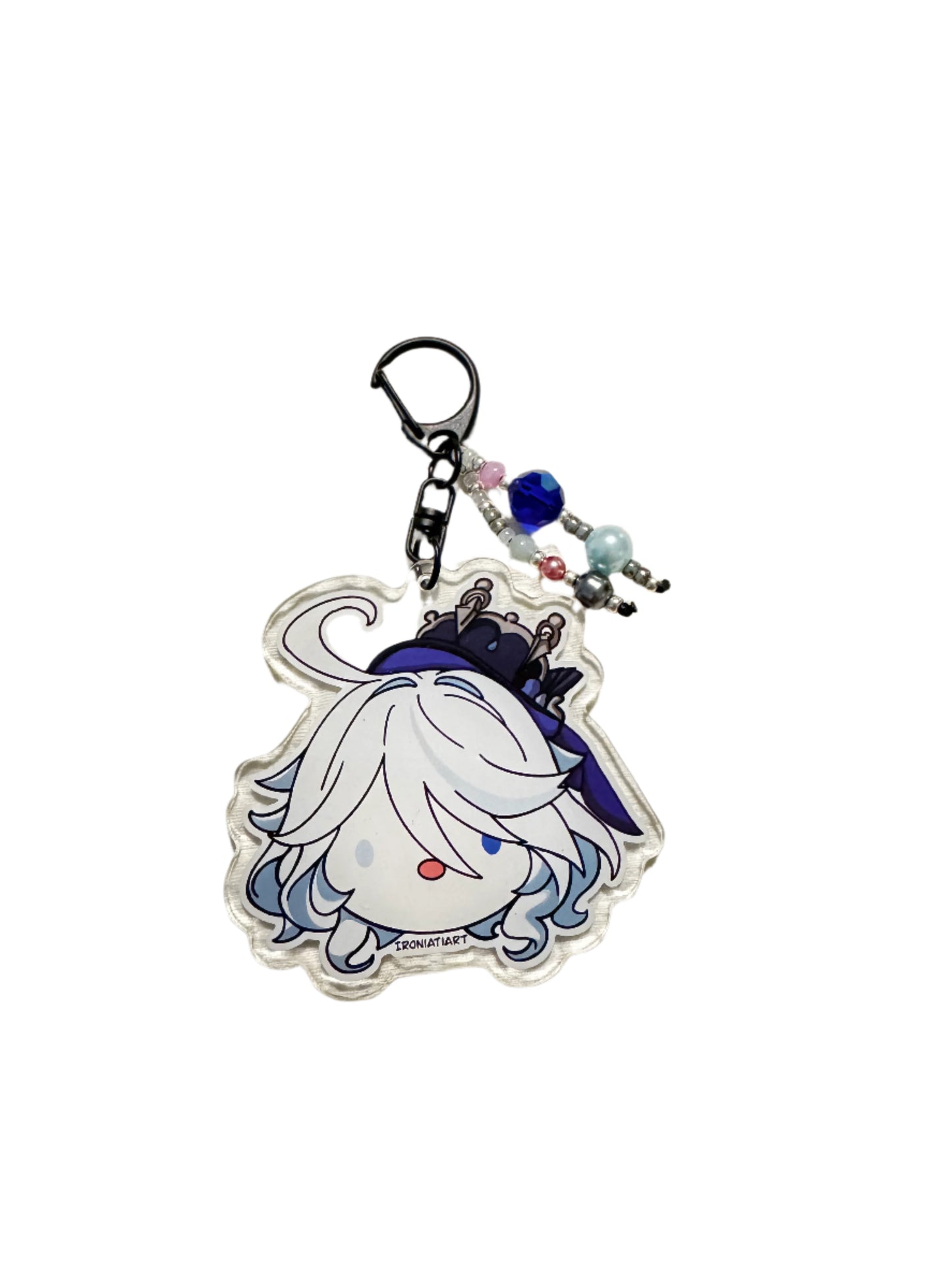Custom Clear Acrylic Keychains - Genshin Impact