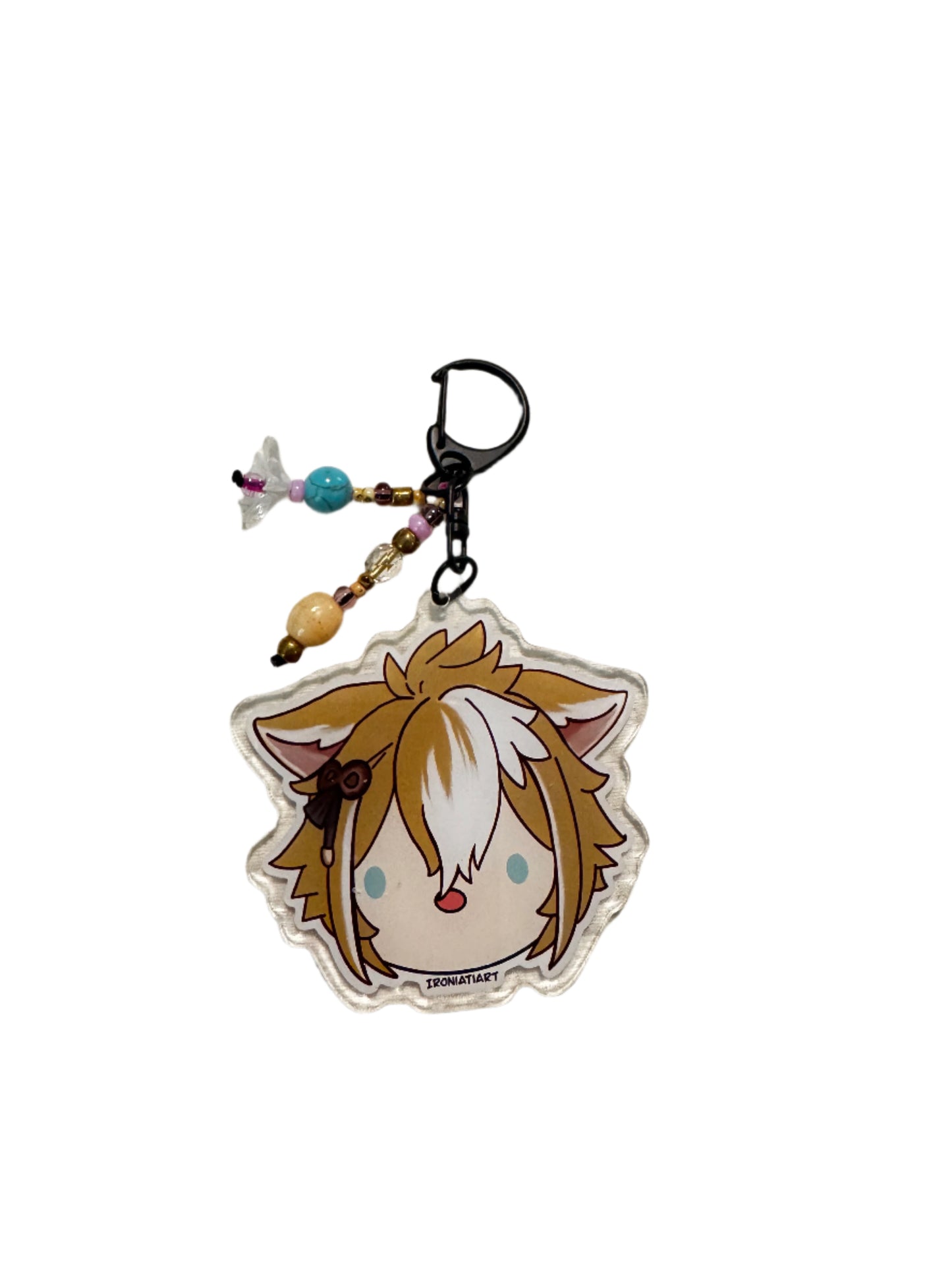 Custom Clear Acrylic Keychains - Genshin Impact