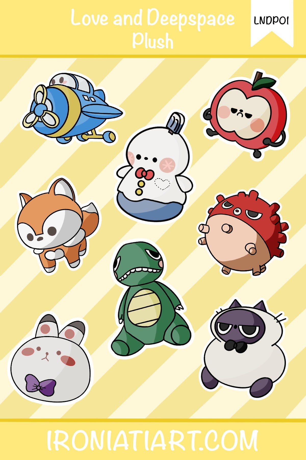 Love and Deepspace Sticker Sheets