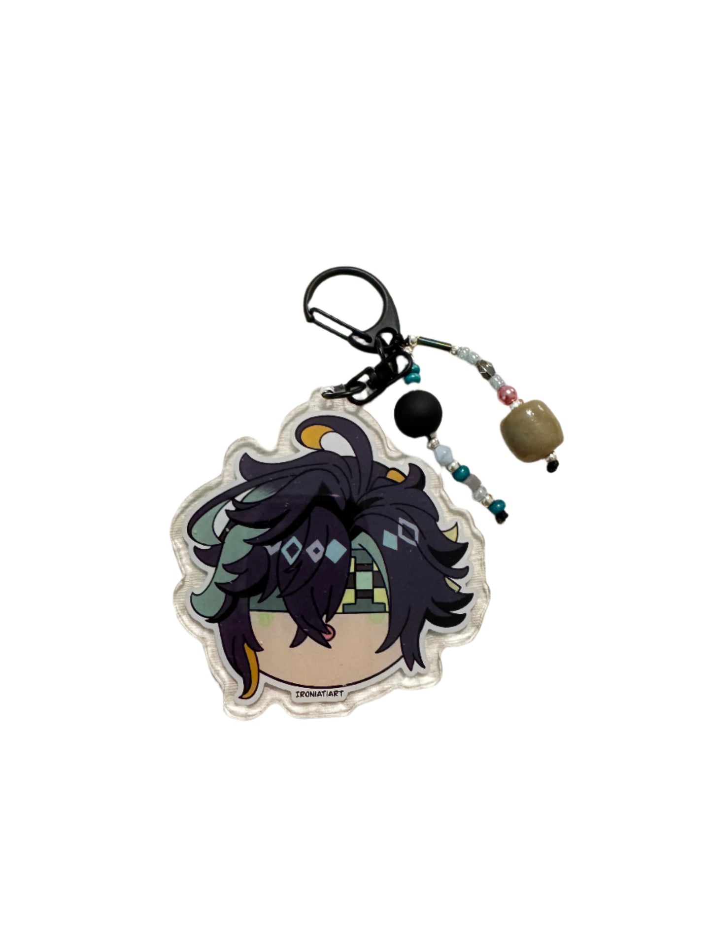 Custom Clear Acrylic Keychains - Genshin Impact