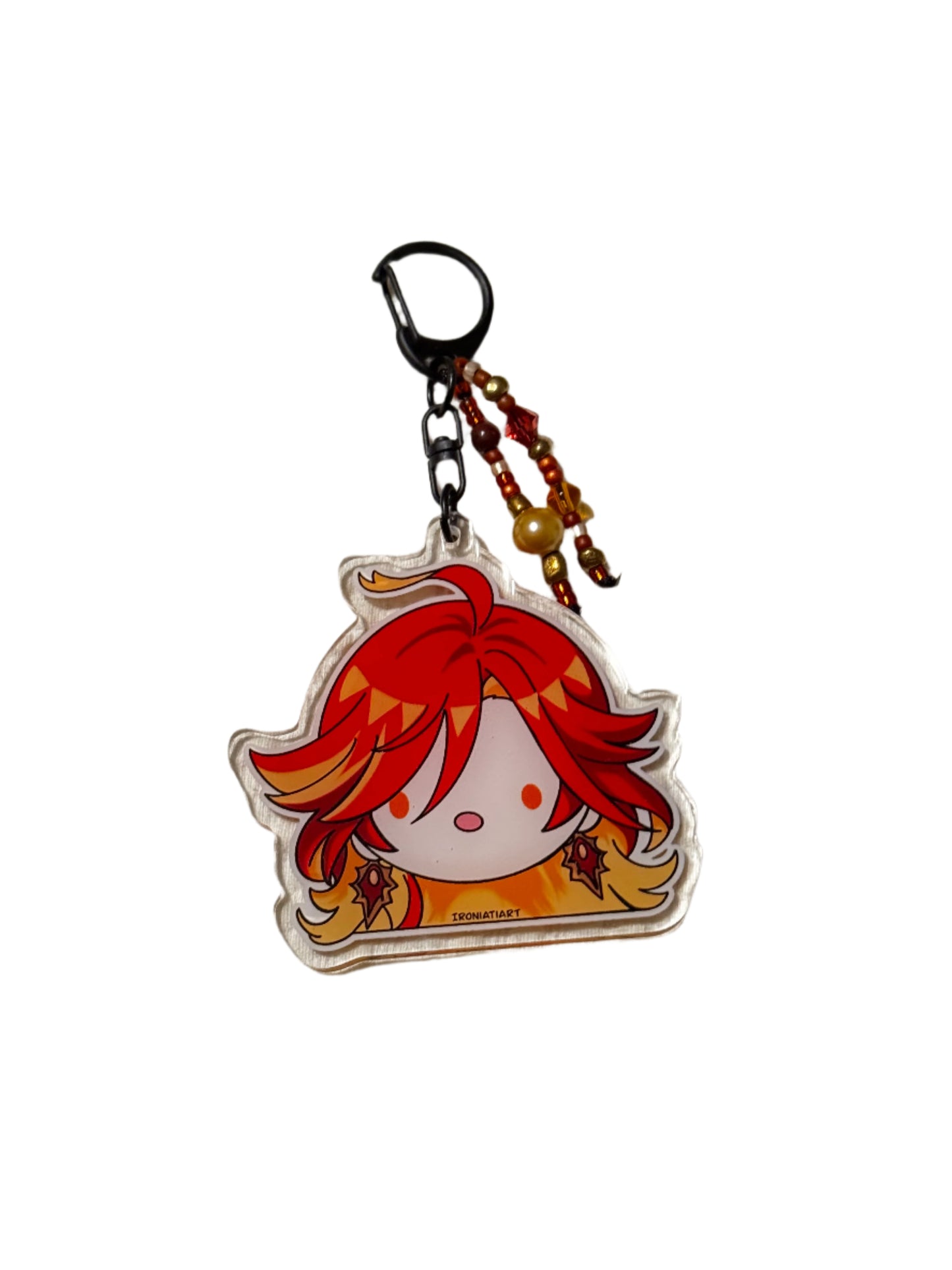 Custom Clear Acrylic Keychains - Genshin Impact