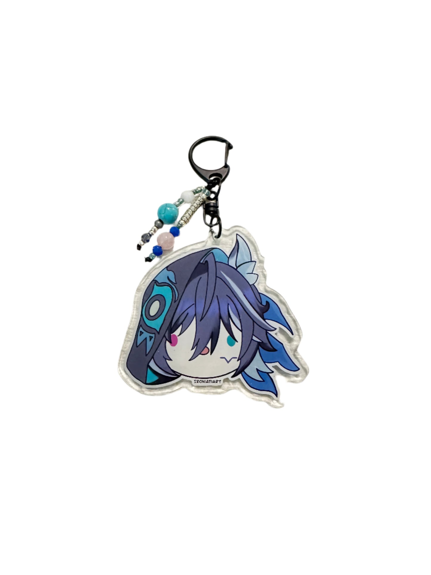 Custom Clear Acrylic Keychains - Genshin Impact