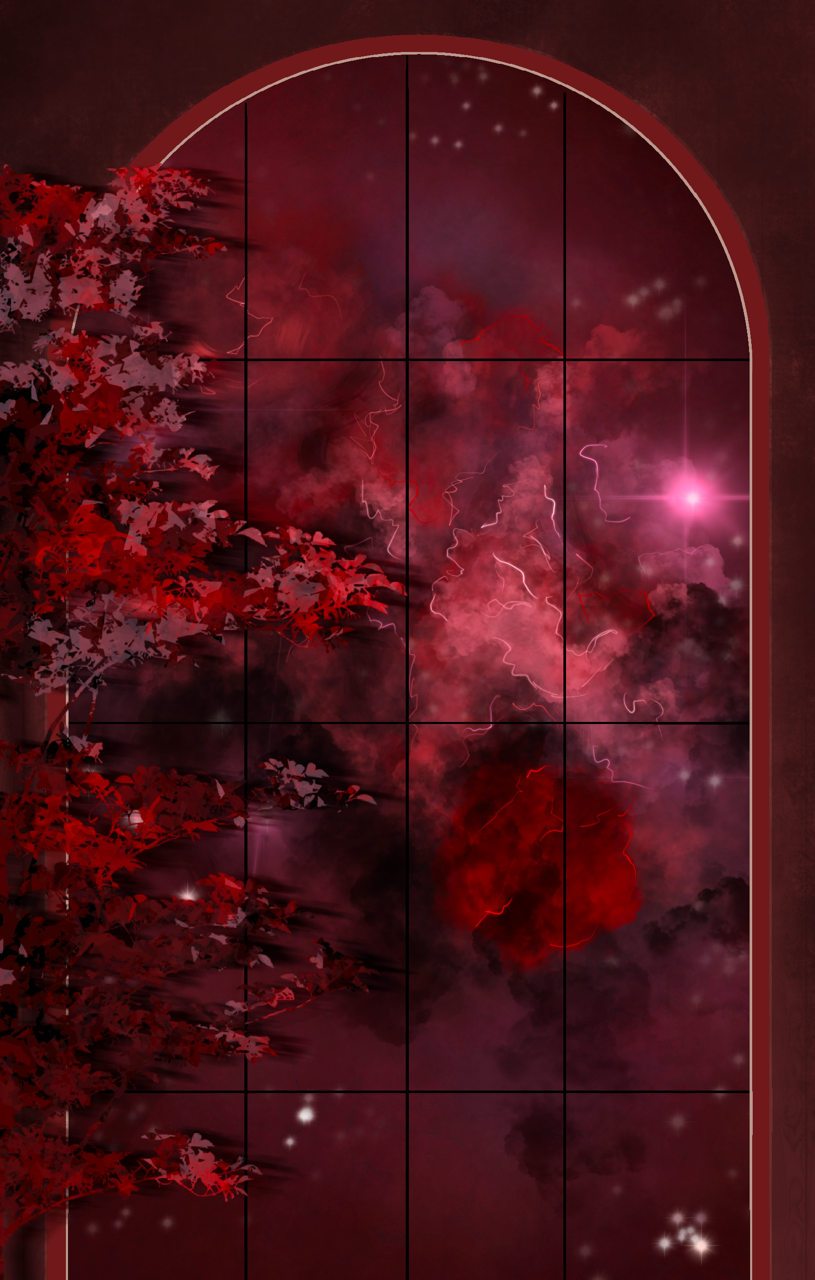 Deepspace Nebula Window View - Art