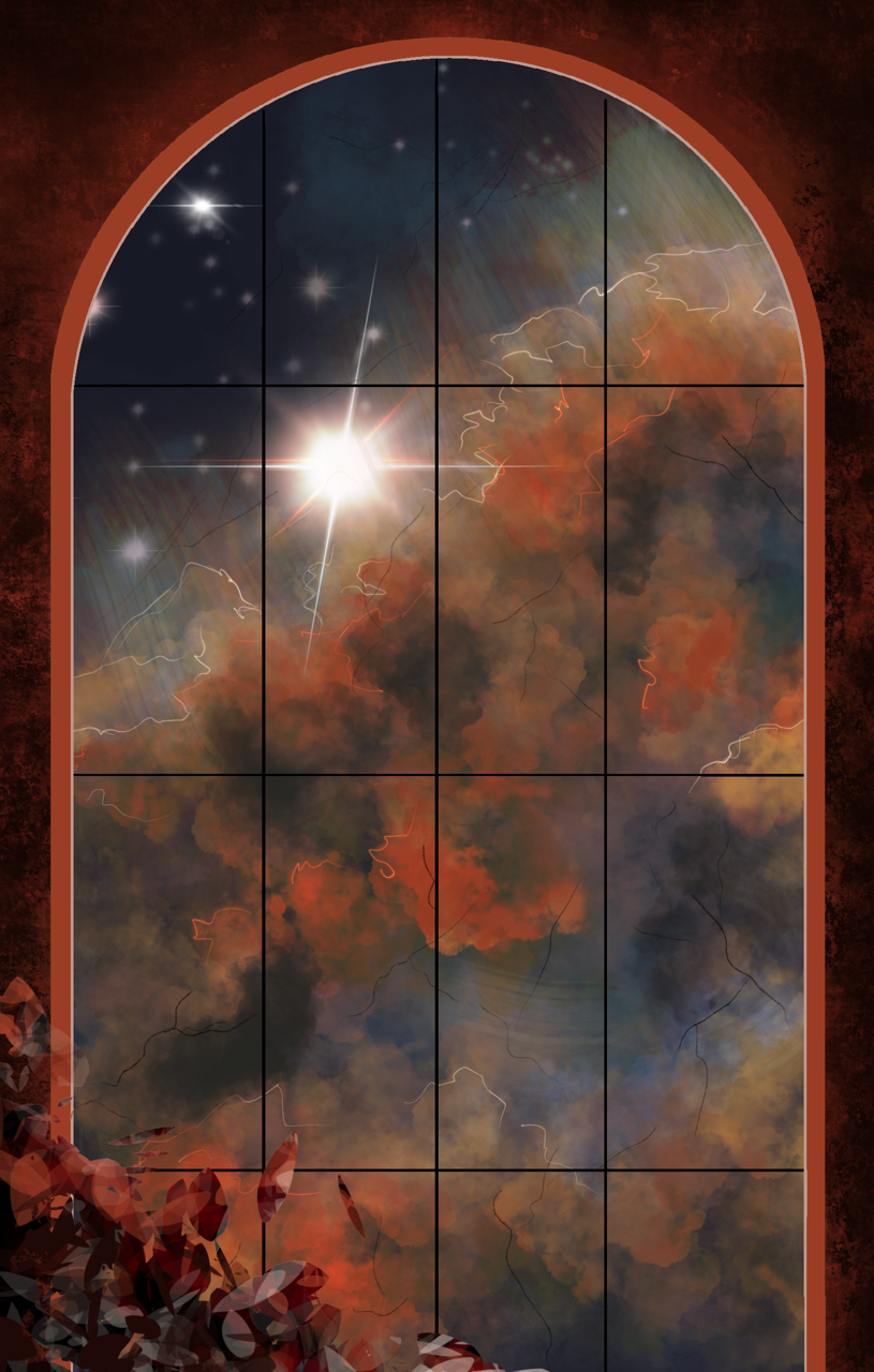 Deepspace Nebula Window View - Art