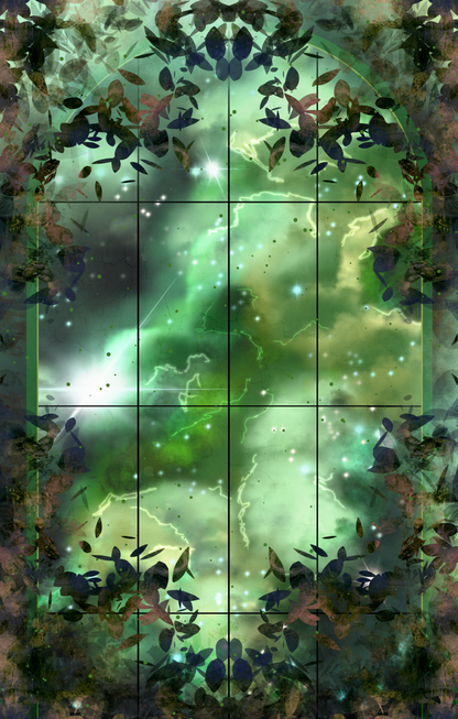 Deepspace Nebula Window View - Art